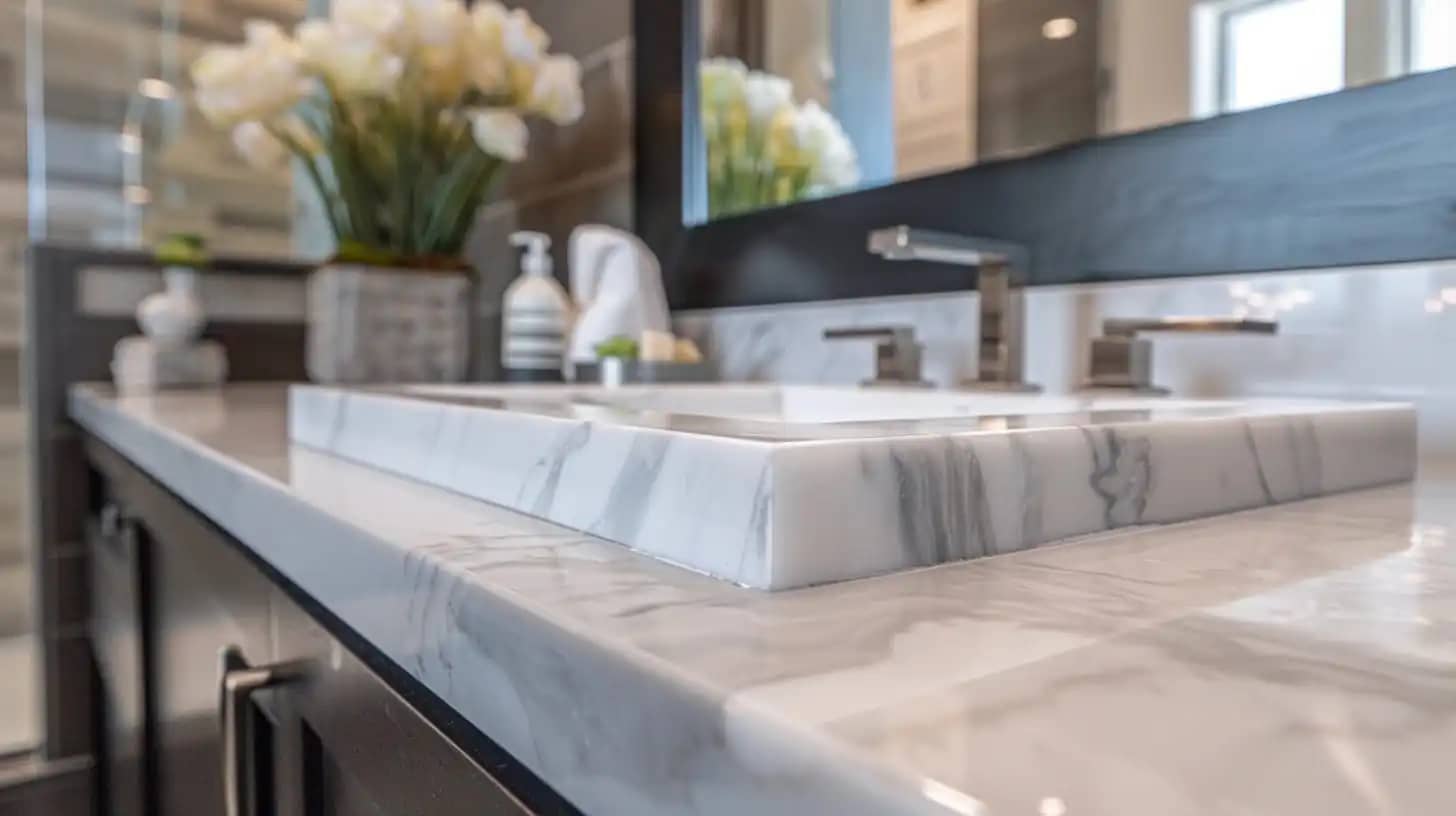 cultured marble vanity